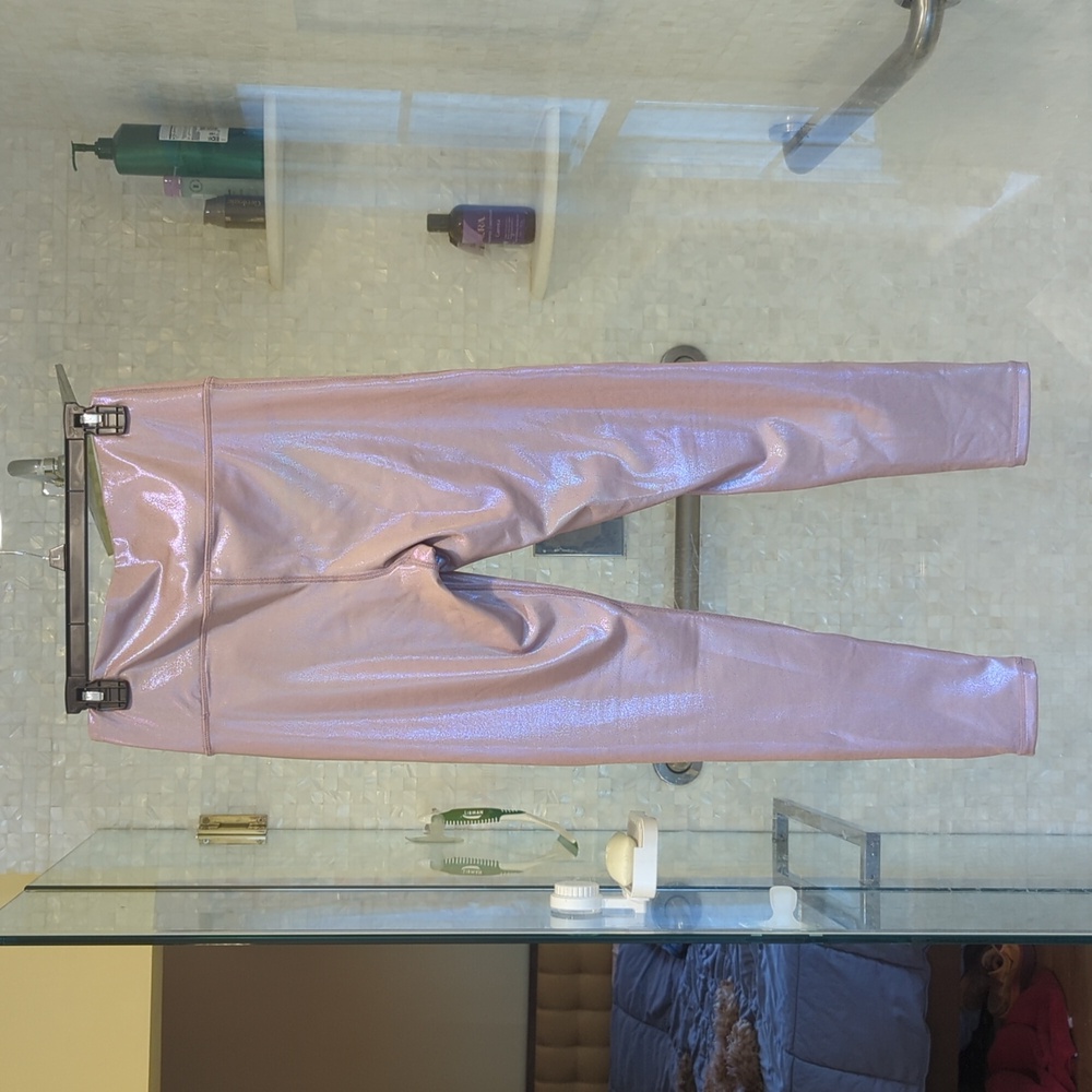 Shimmery Lavender Leggings - Picture 3 of 4